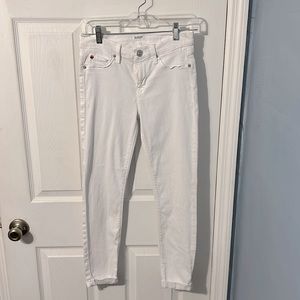 Hudson white low rise super skinny - size 26